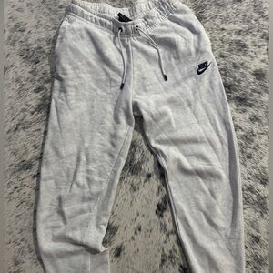 Light Gray Nike Women Sweatpants